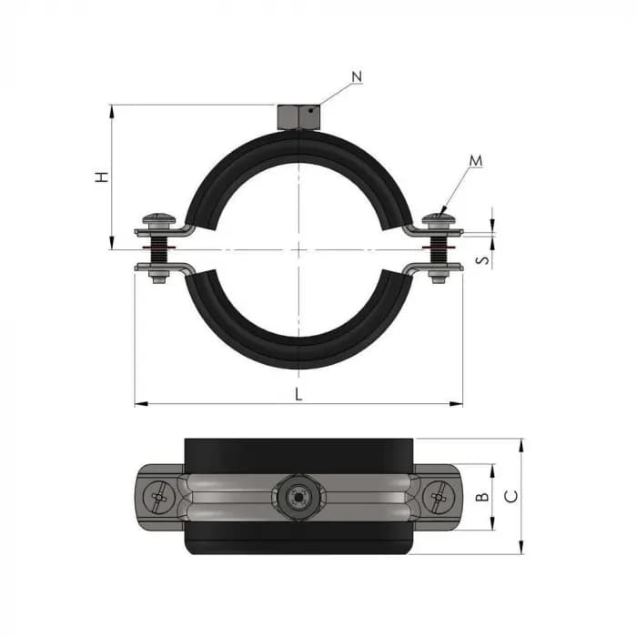 DOĞALGAZ SOMUNLU KELEPÇE 4P 110 MM - TK0000S110