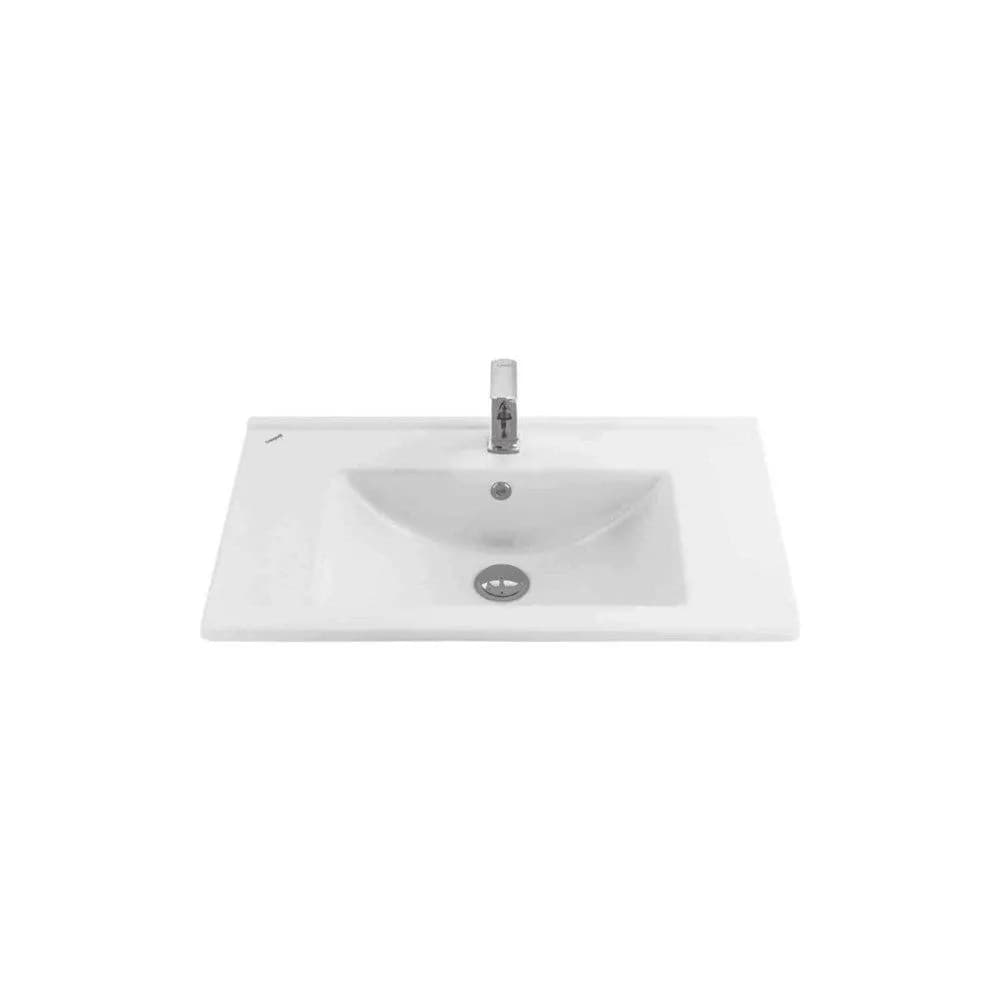 SU ETAJERLİ LAVABO 85 CM BEYAZ - CRVSU085-00CB00E-0000
