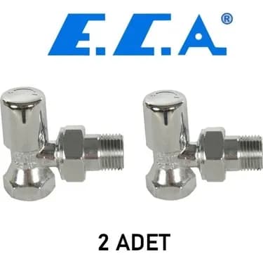 ECA 1/2 VOLANLI KROM KÖŞE RADYATÖR VALFİ - ECA602 120 280
