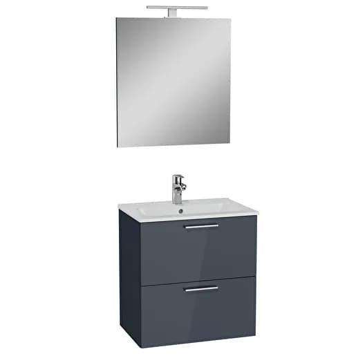 MIA SET60CMÇEKMECELİ(LAV.DLB.DÜZ AYNA)ANTRASİT - VİT75102