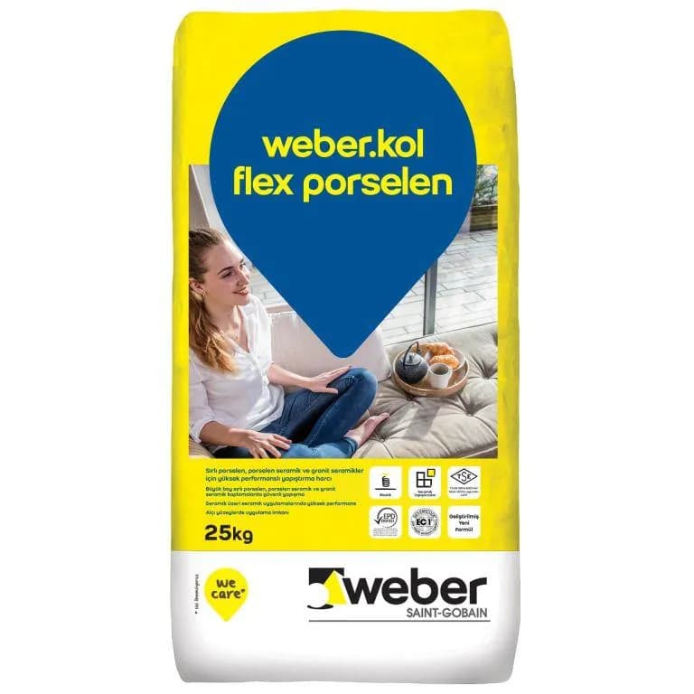 KOL FLEX PORSELEN YAPIŞTIRICI GRİ 25 KG C2TE - WEB63159032
