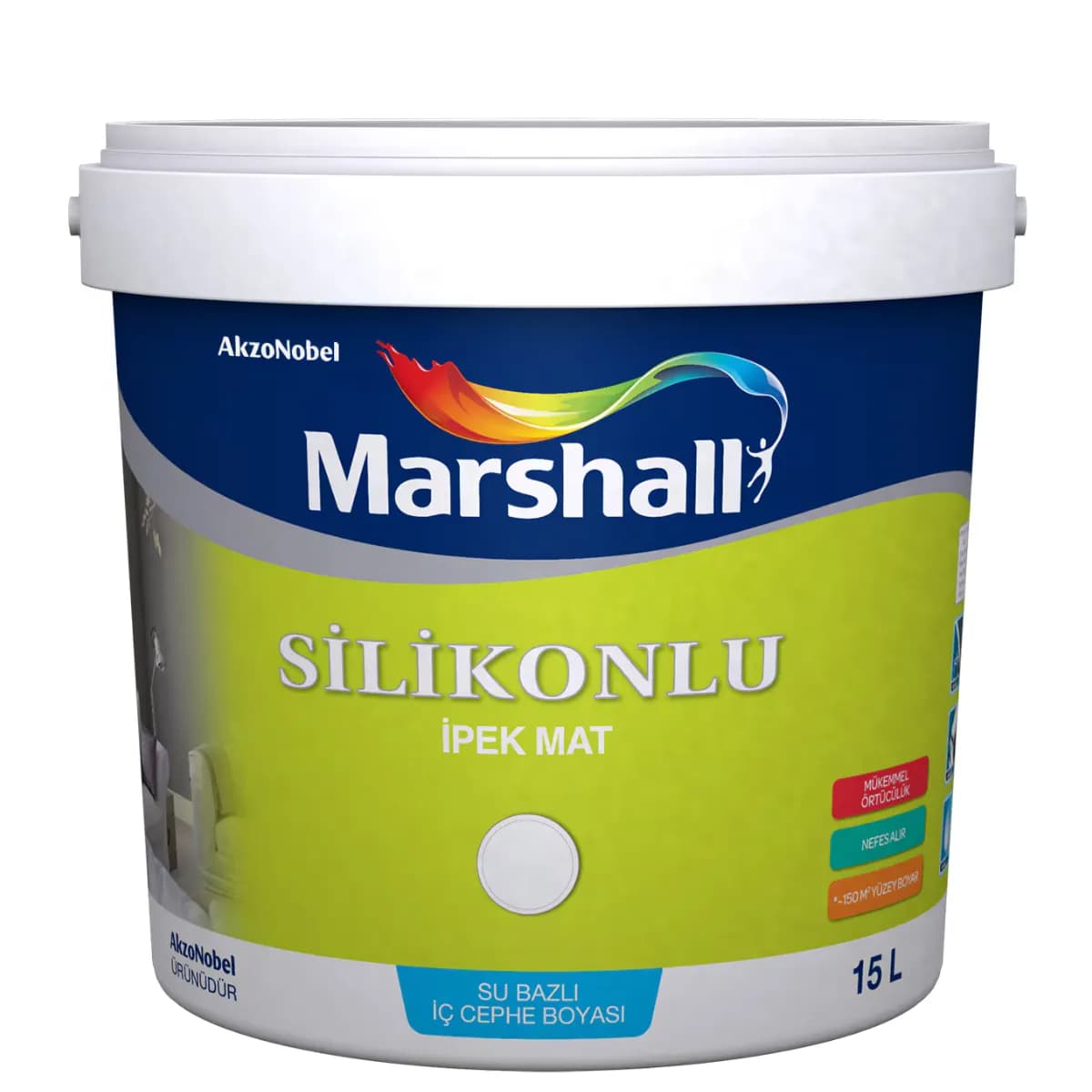 MB MAXİMUM SİLİKONLU İPEK MAT BM BAZ 7,5 L - MRS5309485