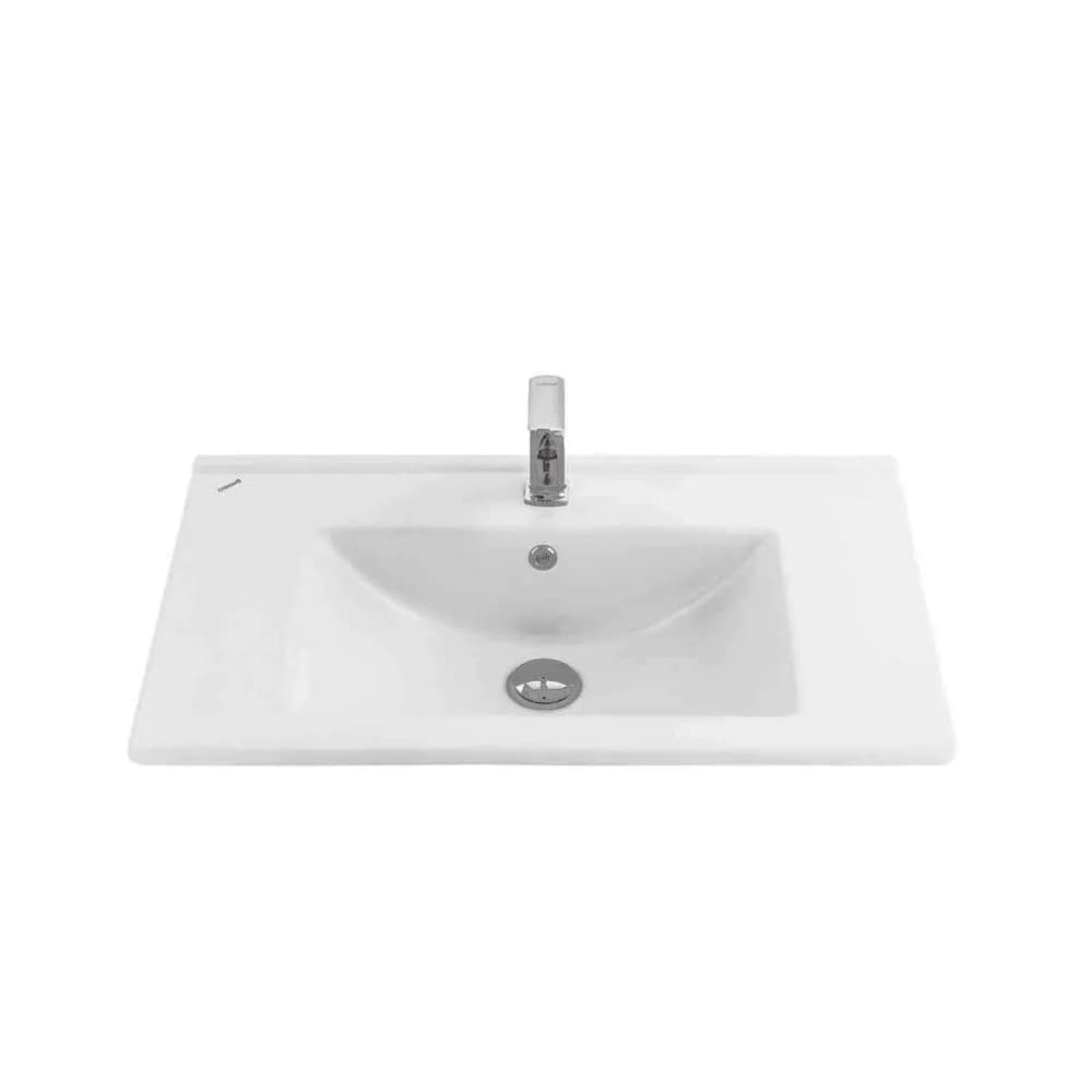 SU ETAJERLİ LAVABO 85 CM BEYAZ - CRVSU085-00CB00E-0000