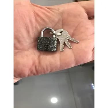 KALE ASMA KİLİT 20 MM GRİ DÖKÜM - KLEKD-001/10-120