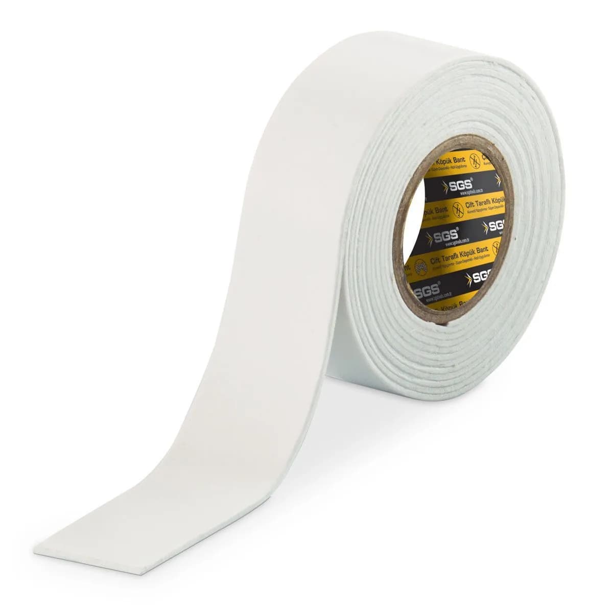 SGS ÇİFT TARAFLI KÖPÜK BANT 20 Mt/18 MM - SGS1234