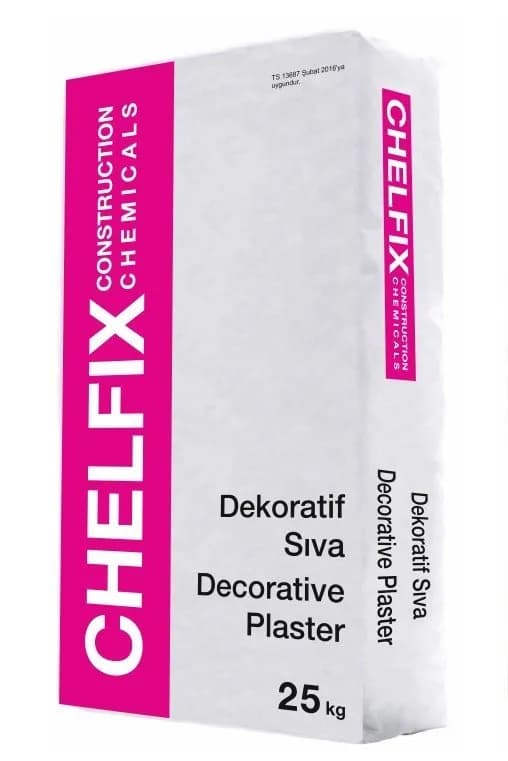 TEKNO CHELFİX 130 DEKORATİF SIVA 25 KG - TKN32.01.1157