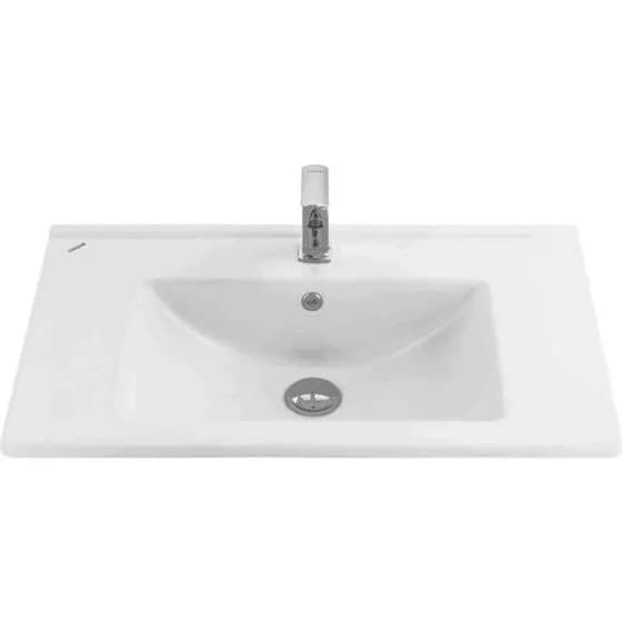 SU ETAJERLİ LAVABO 85 CM BEYAZ - CRVSU085-00CB00E-0000