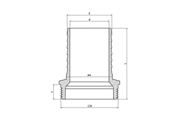 NLB 2" HORTUM RAKORU SARI - HRS.00000006