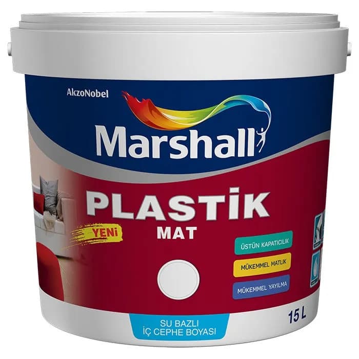 MB PLASTİK MAT BEYAZ 2,5 L - MRS5254403