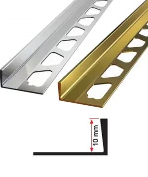 10 MM ALÜMİNYUM PARLAK EKONOMIK FAYANS BITIM PROF. - TESFÇBEK10-11