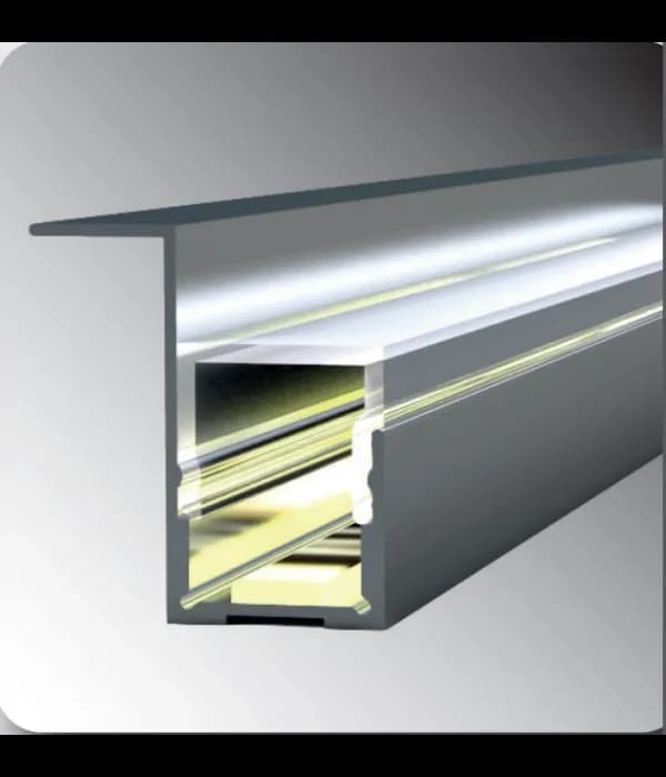 SERMİK GİZLİ LED PROFİLİ MAT ALÜ. POLİKARBON KAPAK - TESLDGZPR
