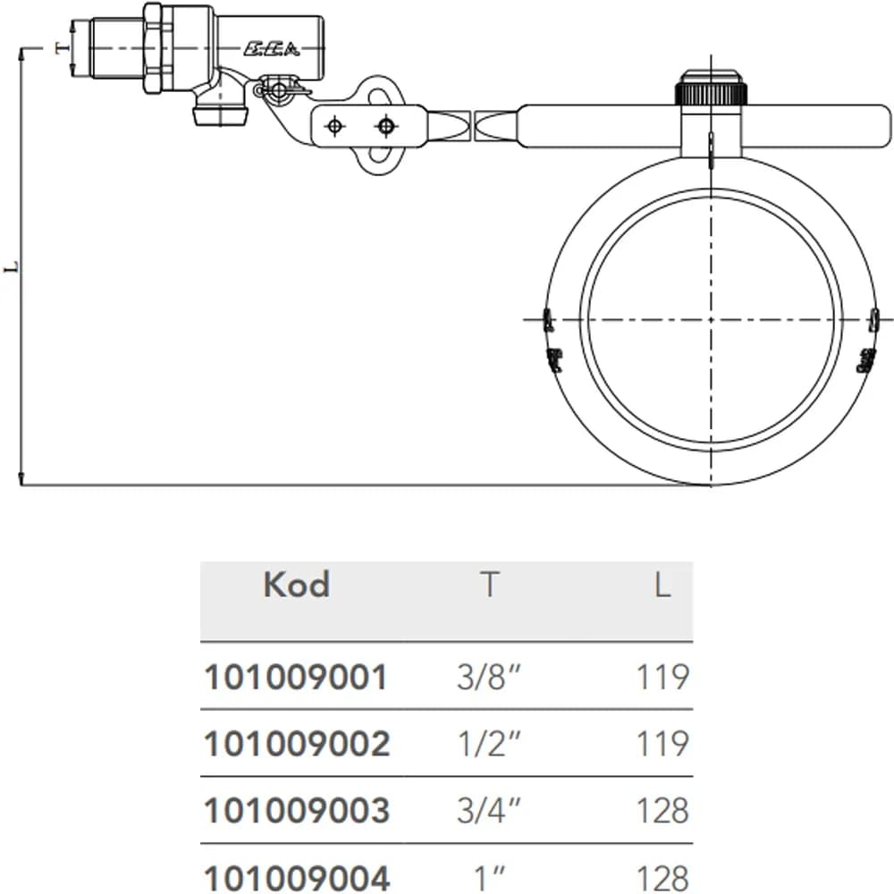 ECA FLATÖR 1/2 - ECA101009002