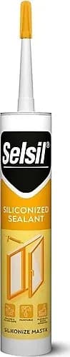 SELSİL AKRİLİK SİLİKONİZE MASTİK 500 GR SİYAH - SLS3041