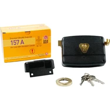 KALE 157A SİLİNDİRLİ TRAJLI DAİRE KİLİDİ 14 CM - KLE157A0000070