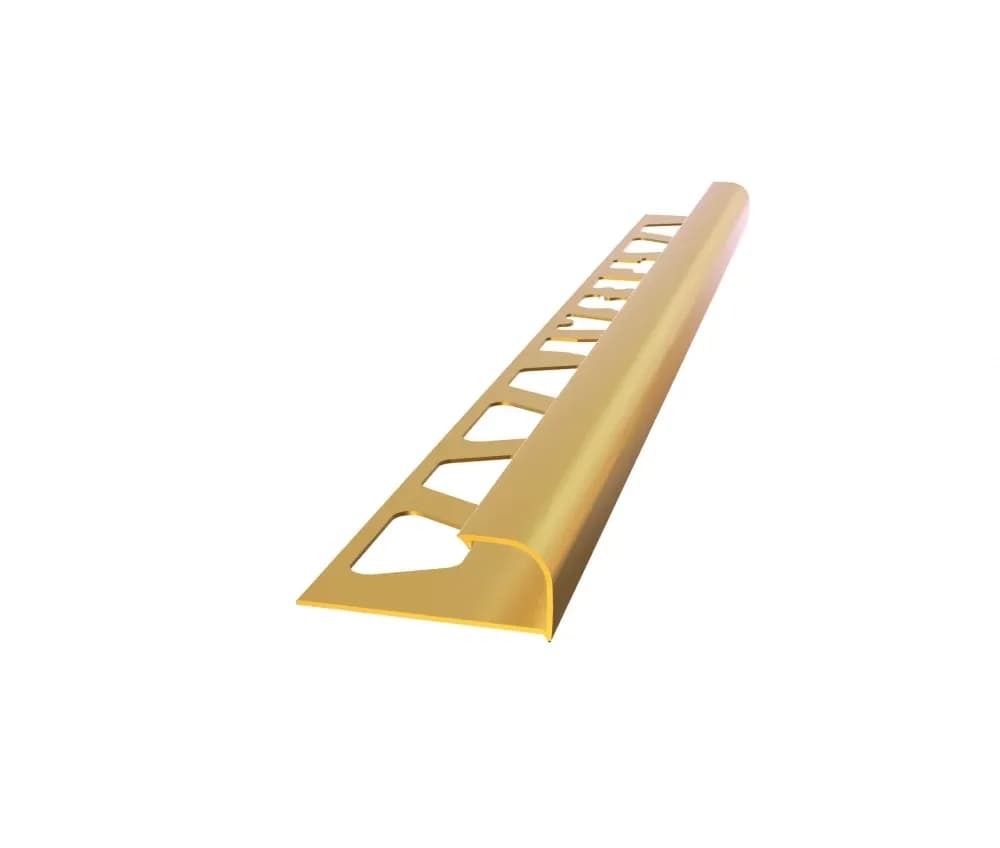 10 MM SATİNE ALTIN PAS. FAY.BİTİM PROFİL (270cm) - TESFPSB1032