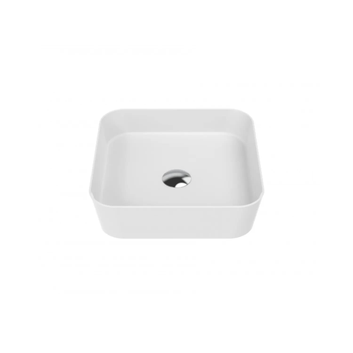 LOOP 40*40 TEZGAHÜSTÜ İNCE LAVABO BEYAZ - CRVLP040-00CB00E-0000