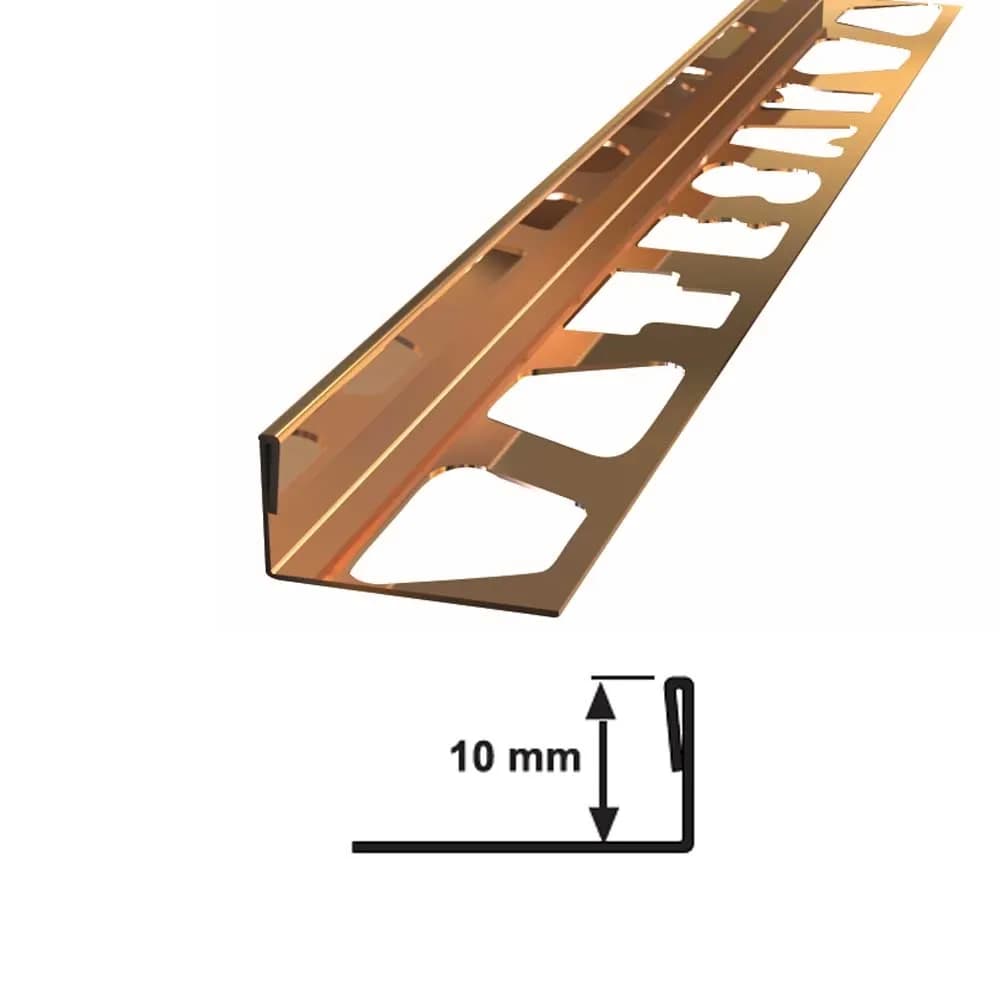 12 MM BAKIR AYNA PASLANMAZ FAY.BİTİM PRO.270cm - TESFPSB1260