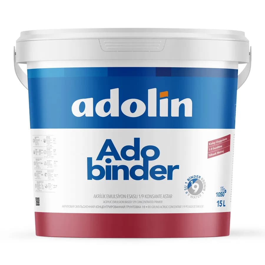 ADOLİN ADOBİNDER 1/9 KONSANTRE ASTAR 1 LT - ADO61.72.01.0001