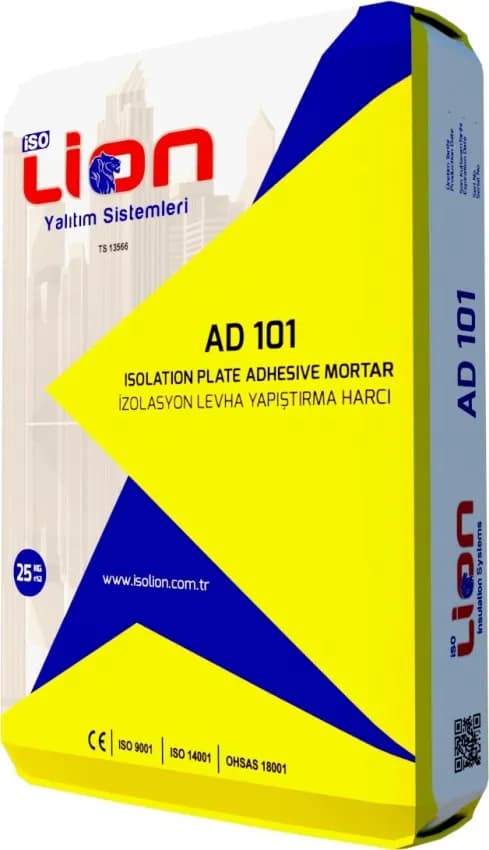 LİON ISI YALITIM LEVHA YAPIŞTIRICISI 25KG - LİON.SIVAMANU
