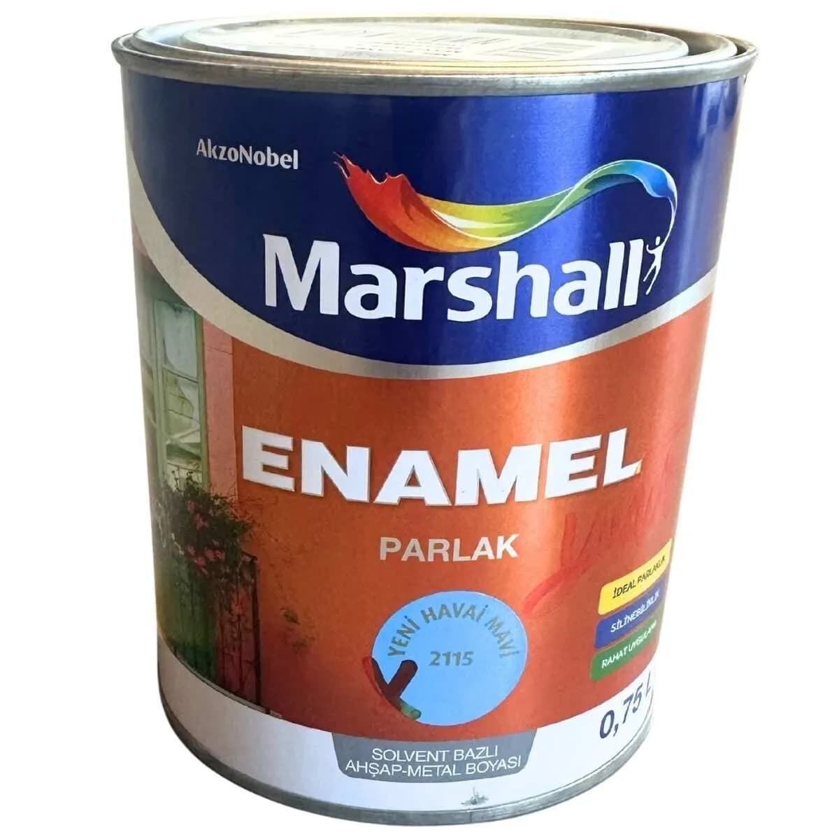 MB ENAMEL PARLAK Y. HAVAİ MAVİ 0,75 L - MRS5598966