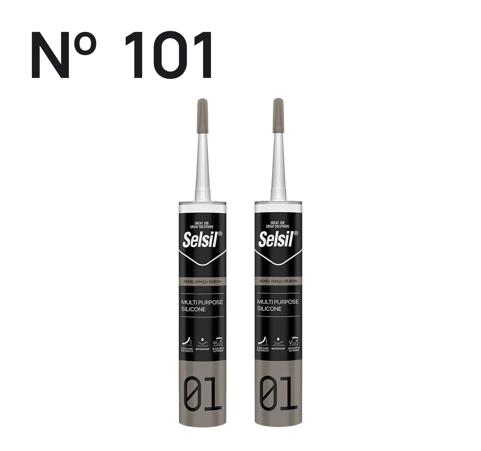 SELSİL SİLİKON 280 GR KARTUŞ GRİ - SLS2530