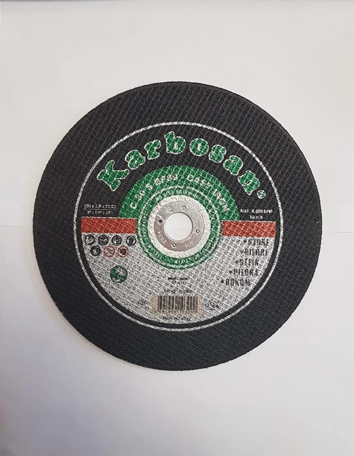 KARBOSAN 230*3.0*22 SC KESME TAŞI - KRB910300