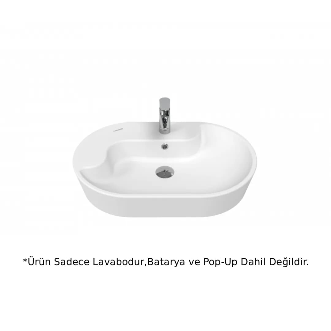 TOPİC ÇANAK LAVABO BEYAZ - CRVTP172-00CB00E-0000