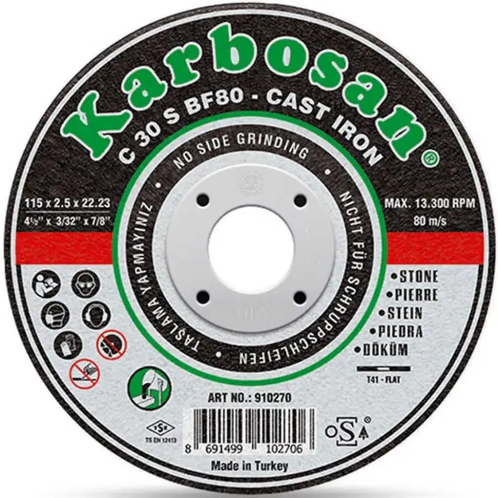 KARBOSAN 180*3.0*22 SC KESME TAŞI - KRB910290