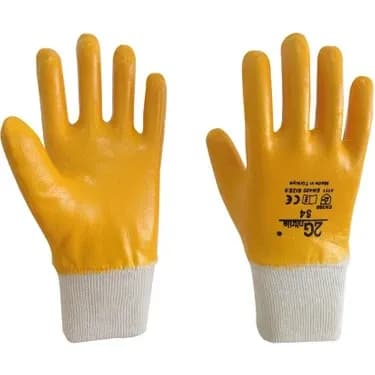 2G NAYLON NİTRİL KAPLI ELDİVEN SARI NO:10 - 323.01.2GK1