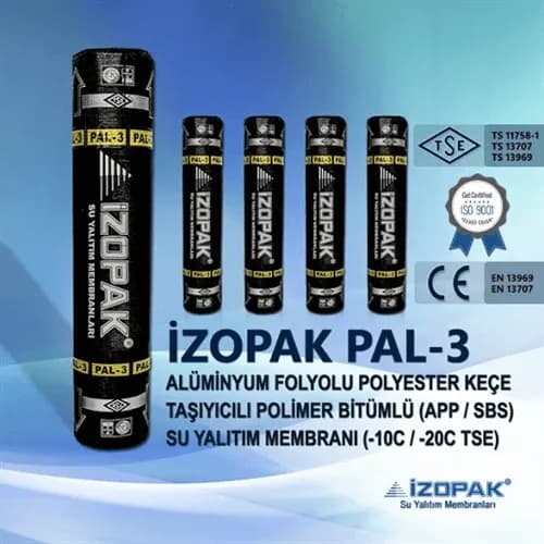 İZOPAK PAL-3 FOLYOLU KEÇELİ MEMBRAN 3MM - İZO55.01.006