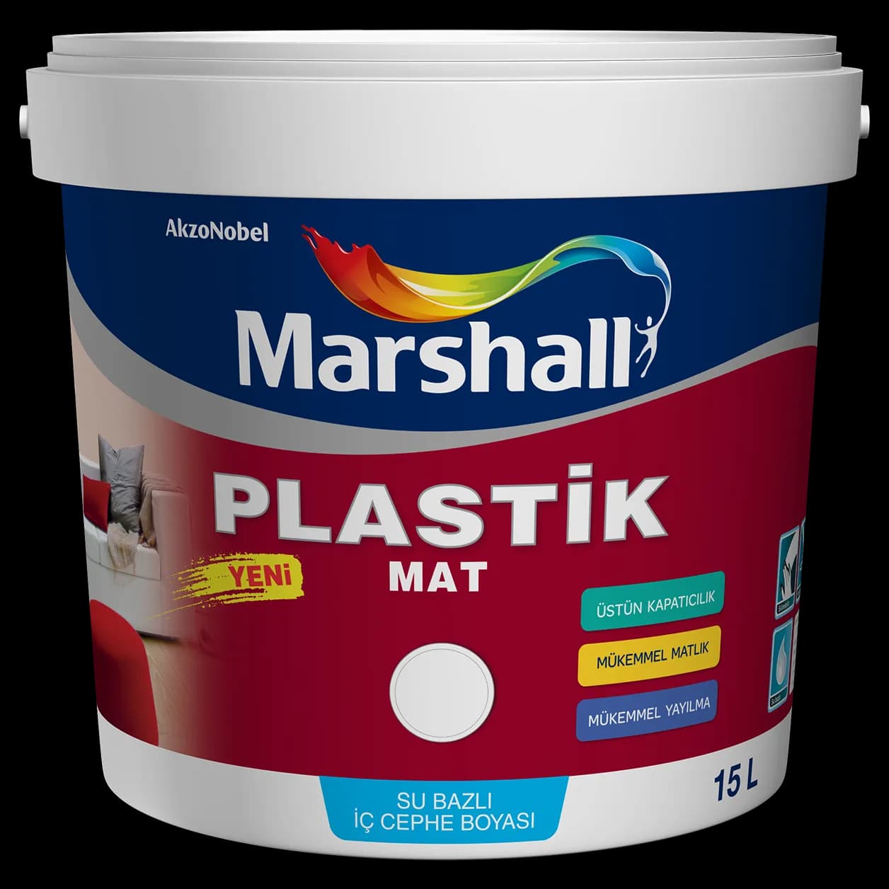 MB PLASTİK MAT BEYAZ 15 L - MRS5254405